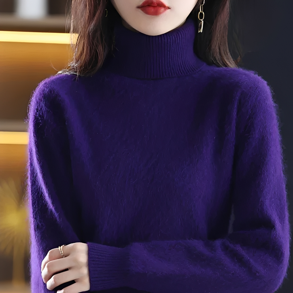 Letizia - Cozy turtleneck sweater