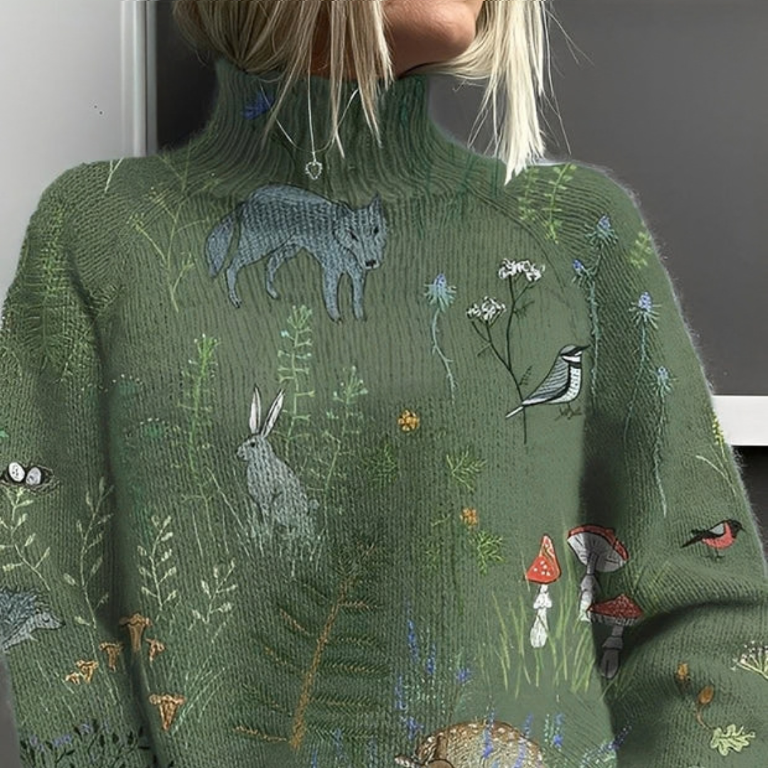 Amy - Trendy and refined turtleneck sweater
