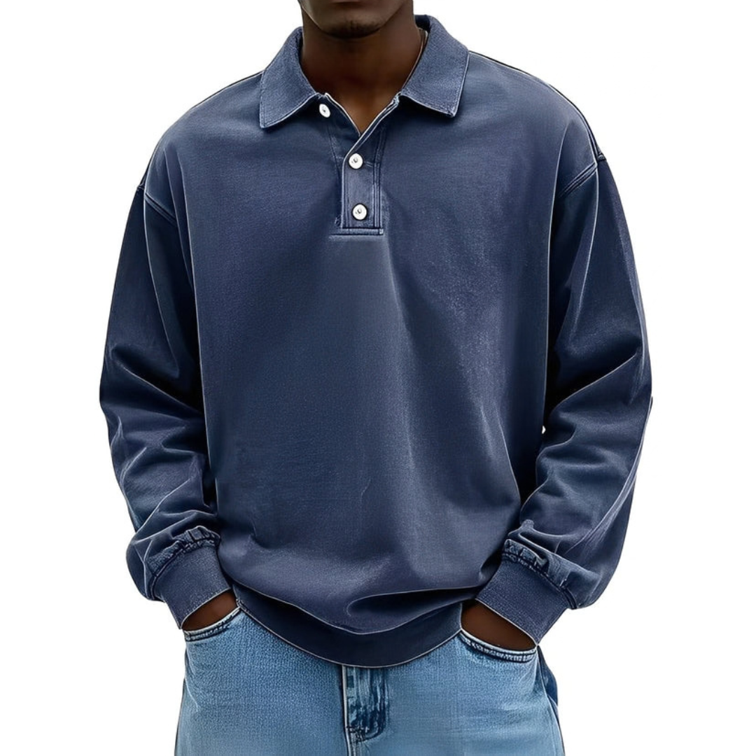 Clayton - Classic and comfortable long-sleeve shirt