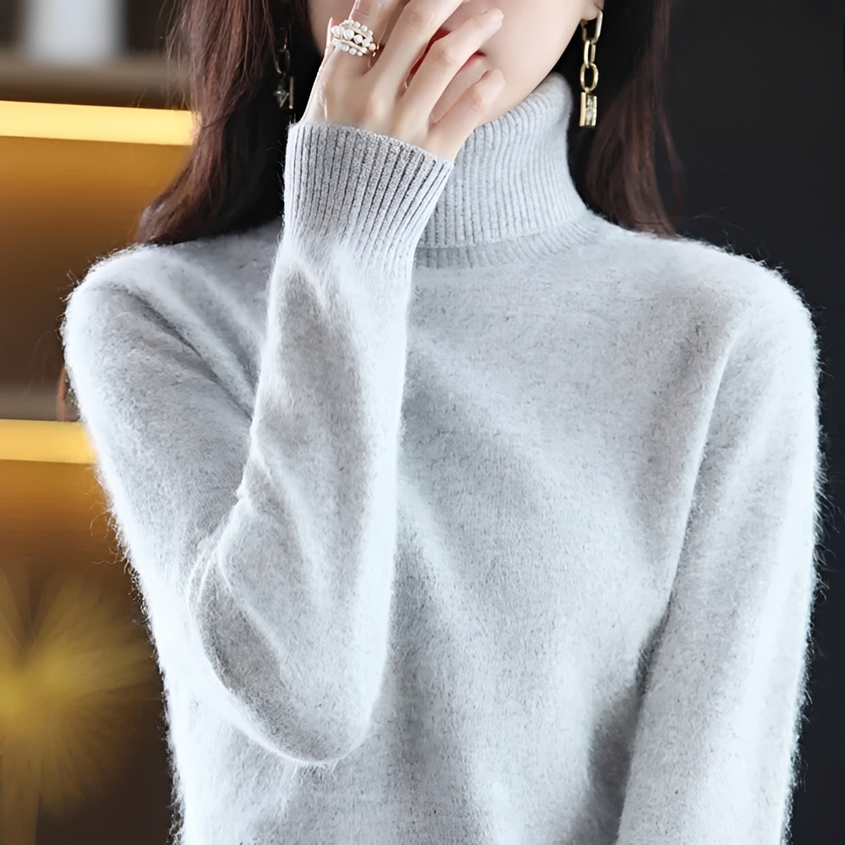 Letizia - Cozy turtleneck sweater