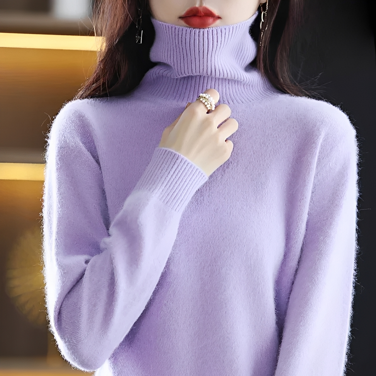 Letizia - Cozy turtleneck sweater