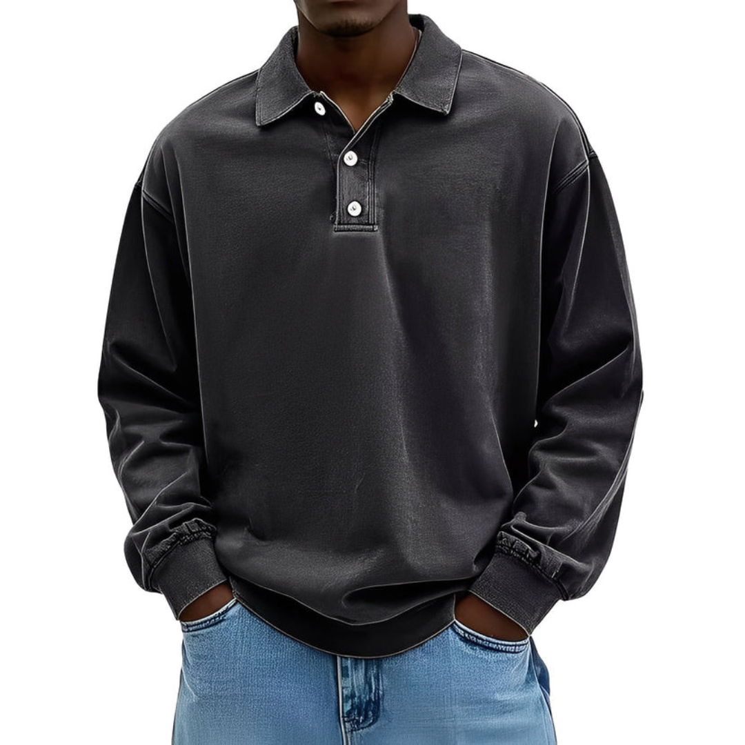 Clayton - Classic and comfortable long-sleeve shirt