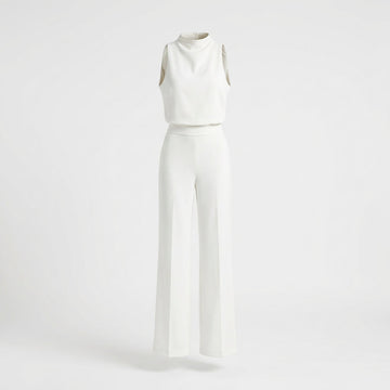 Almerra - Sleeveless Jumpsuit with Wide Leg for Women