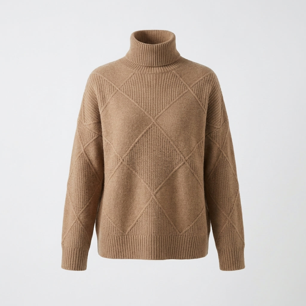 Camille - Trendy and cozy turtleneck sweater