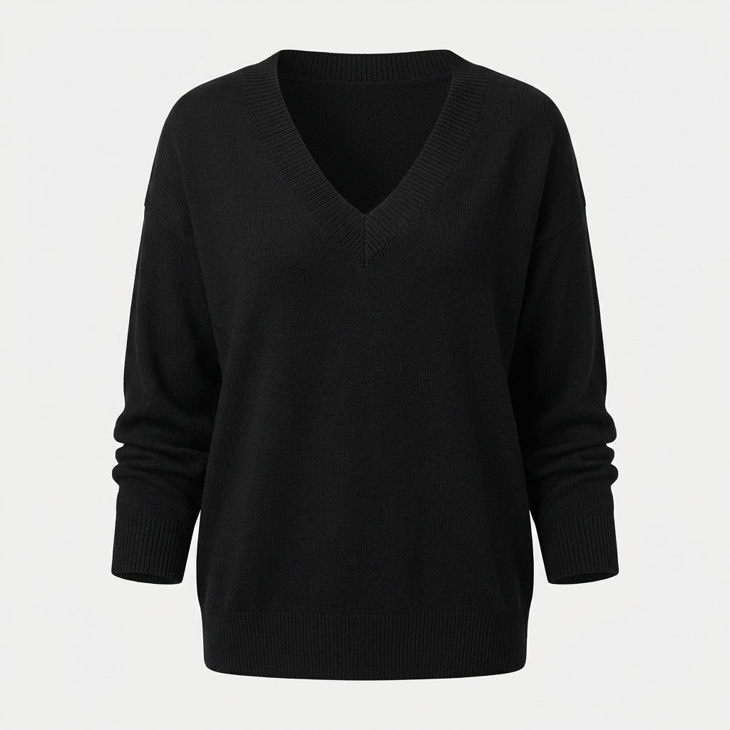 Autumn - Trendy and comfy V-neck sweater
