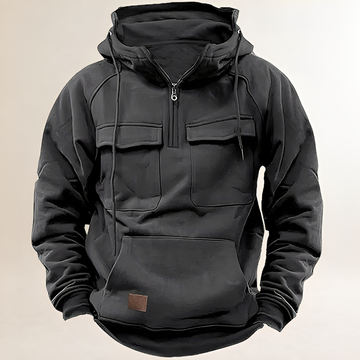Men's Hoodie - Zipper, Front Pockets, Regular Fit