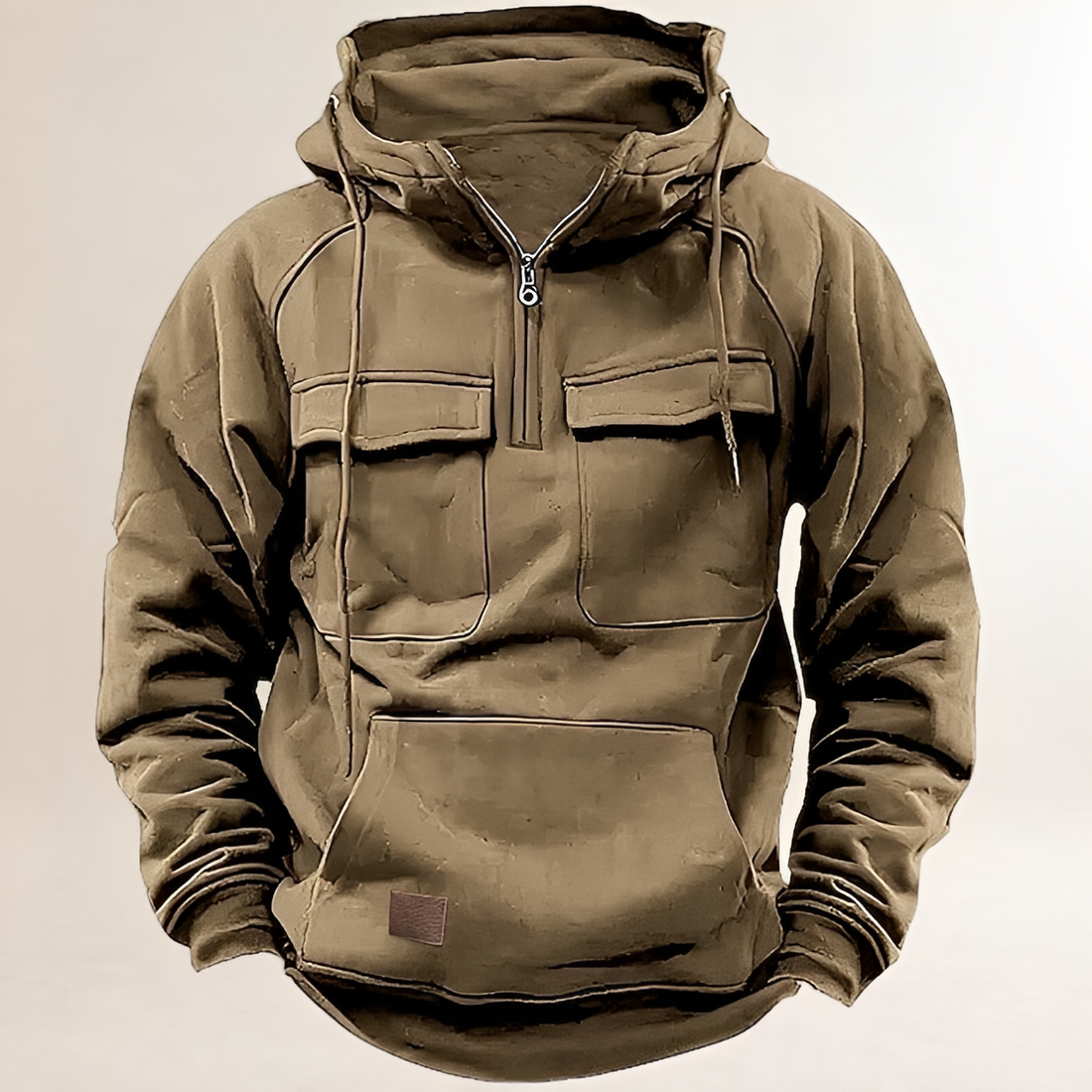 Men's Hoodie - Zipper, Front Pockets, Regular Fit