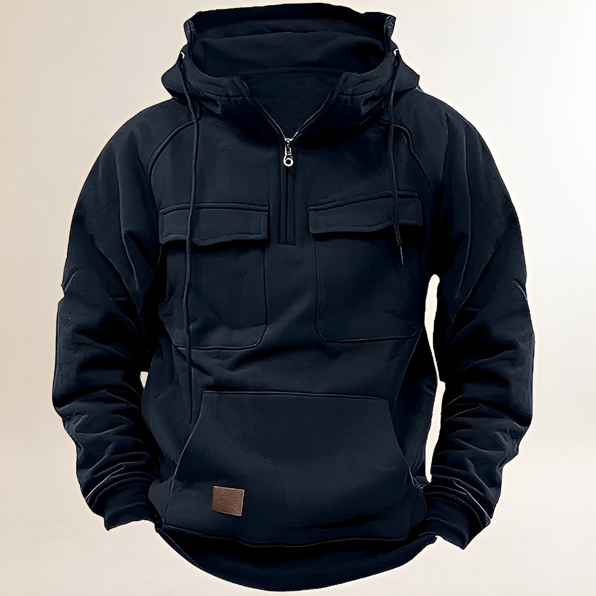 Men's Hoodie - Zipper, Front Pockets, Regular Fit
