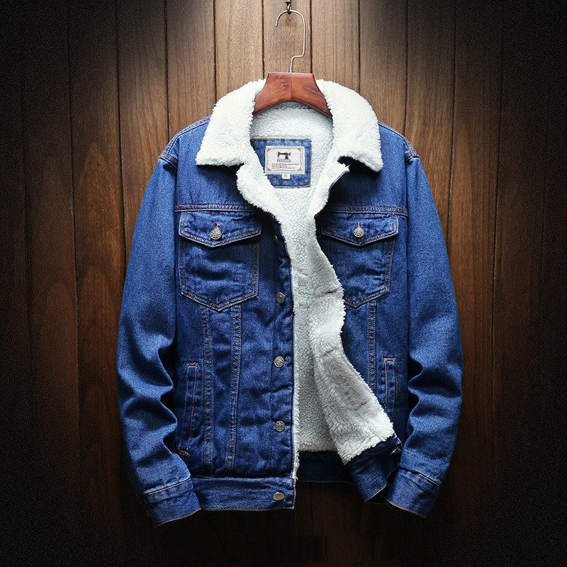 Men's Jacket with Classic Fit, Button Closure and Chest Pockets