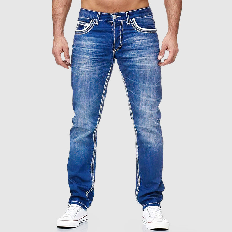 Men's Jeans in Classic Cut - Regular Fit, Five-Pocket Design