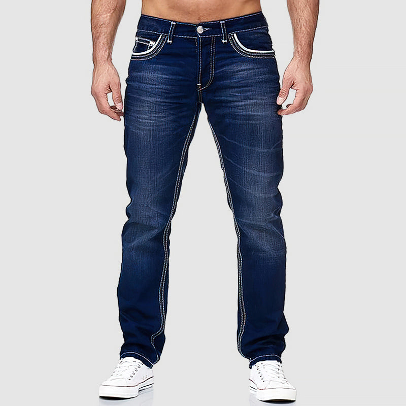 Men's Jeans in Classic Cut - Regular Fit, Five-Pocket Design