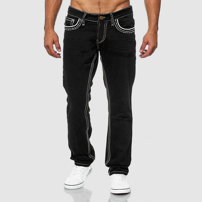 Men's Jeans in Classic Cut - Regular Fit, Five-Pocket Design