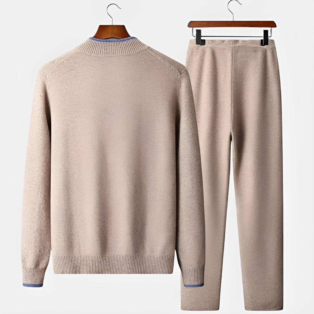 Men's tracksuit with zip cardigan and pants - Modern fit, casual style