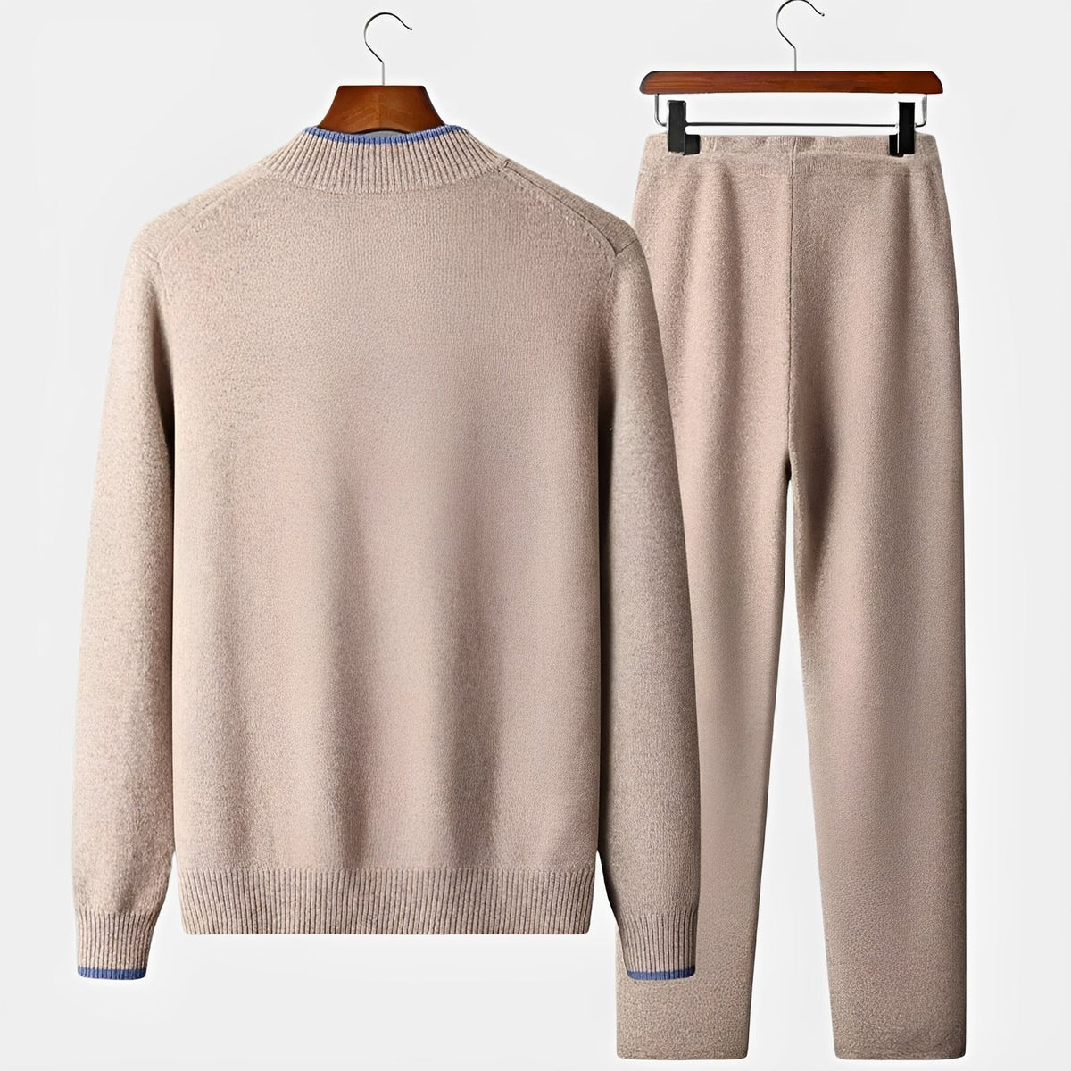 Men's tracksuit with zip cardigan and pants - Modern fit, casual style