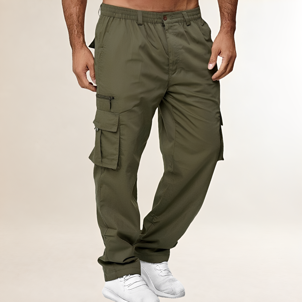Cargo Pants for Men - Loose Fit, Multi-Pocket Design