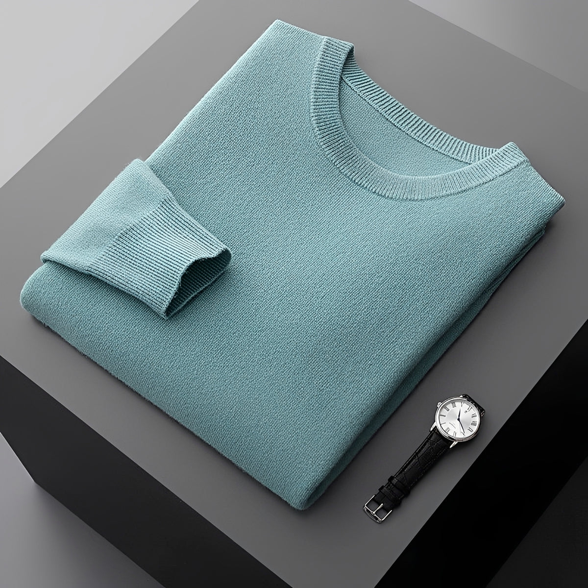 Fashion Sweater Pullover Crewneck Men Long Sleeve Casual - Relaxed Fit