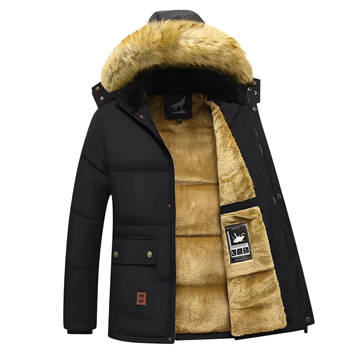 Crispian - Cozy jacket with hood