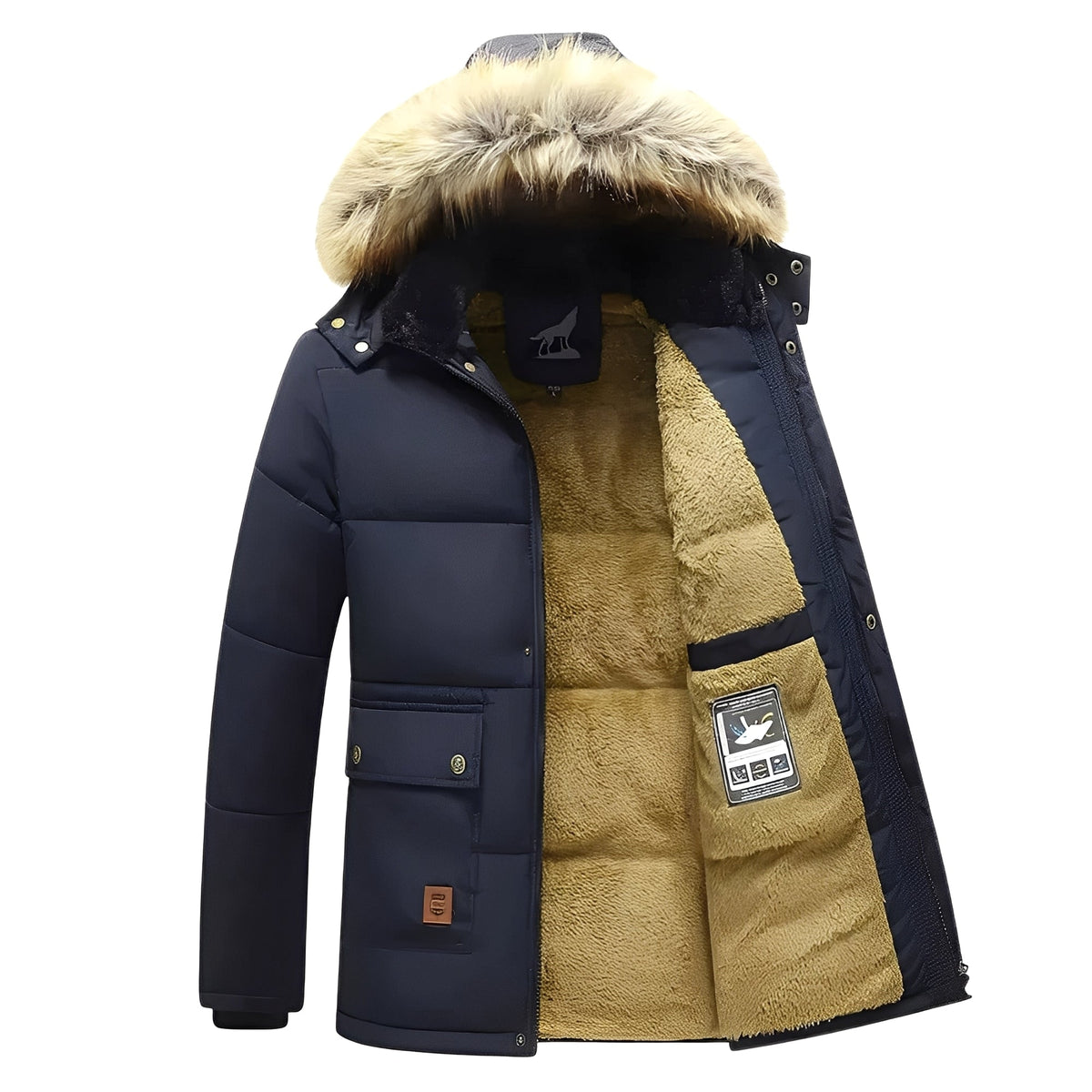 Crispian - Cozy jacket with hood